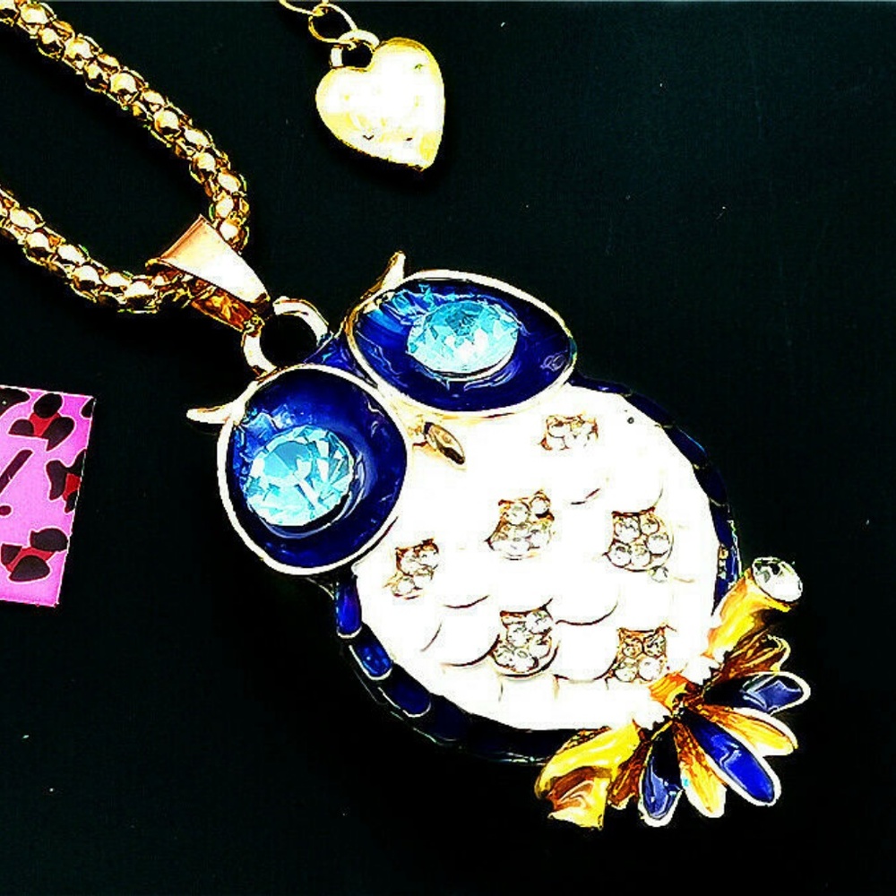 Betsey Johnson Owl Necklace